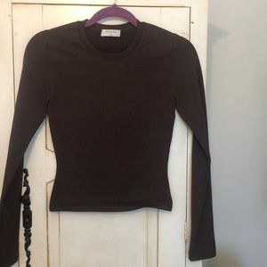 Babaton sculpt knit crew neck sweater